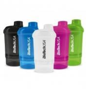 Пляшка спортивна BioTechUSA Wave+ Nano shaker Shocking Blue 300 мл