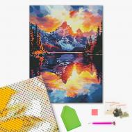 Алмазна мозаїка Пейзаж гір 30x40 см Brushme