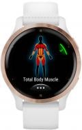 Смарт-годинник Garmin Venu 2S Rose Gold + White (010-02429-13)