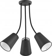 Люстра потолочная TK Lighting Wire 3x60 Вт E27 черный 2103