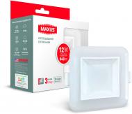 Светильник точечный Maxus 3-step 1-MAX-01-3-SDL-12-S 12 Вт 3000/3500/4100 К белый