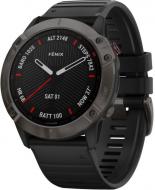 Смарт-годинник Garmin Fenix 6X Pro Sapphire Carbon Grey DLC with Black Band (010-02157-11)