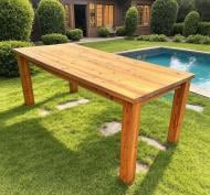 Стол Verden (термодревесина) 2000x900x750мм натуральный/натуральный