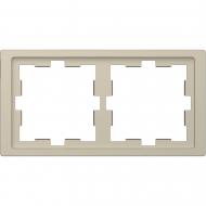 Рамка двухместная Schneider Electric Merten D-Life универсальная сахара MTN4020-6533