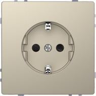 Розетка 1 с заземлением Schneider Electric Merten System Design IP20 сахара MTN2300-6033
