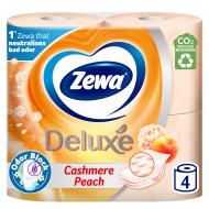 Туалетная бумага Zewa Deluxe с ароматом персика трехслойная 4 шт.