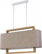Люстра подвесная TK Lighting Artemida 2x60 Вт E27 дуб/лен 2561