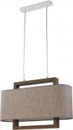 Люстра подвесная TK Lighting Artemida 1x60 Вт E27 орех/лен 2559