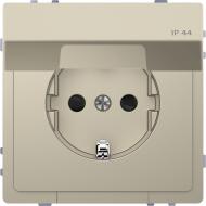 Розетка 1 с заземлением Schneider Electric Merten System Design IP44 сахара MTN2314-6033