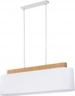 Люстра подвесная TK Lighting Helena 4x60 Вт E27 белый/дуб 2599