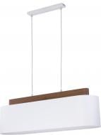 Люстра підвісна TK Lighting Helena 4x60 Вт E27 білий/горіх 2601