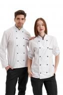 Китель повара Lux-Form P0127 классический с длинным рукавом р. 48 белый Китель повара Lux-Form P0127 классический с длинным рукавом р. 48 белый