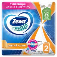 Бумажные полотенца Zewa Wisch Weg Design по 72 отрыва двухслойная 2 шт.