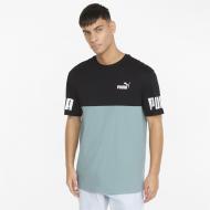 Футболка Puma Power Colorblock Tee 84738950 р.2XL зеленый