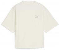 Футболка Puma CLASSICS RIBBED RELAXED MOCK NECK TEE 62426366 р.XL бежевый