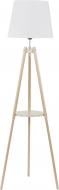 Торшер TK Lighting Vaio 60 Вт E27 белый/дерево 698