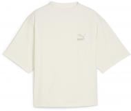 Футболка Puma CLASSICS RIBBED RELAXED MOCK NECK TEE 62426366 р.M бежевый