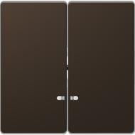 Клавиша выключателя двухклавишный Schneider Electric Merten D-Life с подсветкой мокко MTN3420-6052