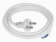 Кабель с вилкой Одескабель H05VV-F 2х0,75 DE 2-R (Б075170) 1,7 м без заземления 220В 10А ПВХ белый