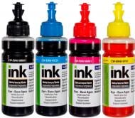 Комплект чернил ColorWay Epson EW610 BK/C/M/Y Dye-based 4 x 100 ml (CW-EW610SET01) black/ cyan/ magenta/ yellow