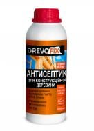 Антисептик DrevoFix для конструкційної деревини концентрат 1:19 прозорий мат 1 л