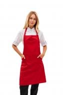 Фартук с нагрудником Lux-Form 34 р. универсальный красный