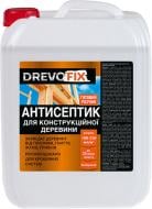 Антисептик DrevoFix для конструкционной древесины готовый состав прозрачный мат 10 л