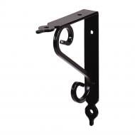 Кронштейн Мадрід 110х145 мм чорний L7635BL