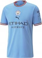 Футболка Puma MCFC HOME JERSEY REPLICA 76571001 р.XL голубой