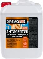 Антисептик DrevoFix для конструкционной древесины готовый состав коричневый мат 10 л