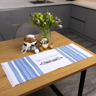 Полотенце пасхальное 707-25/00 33x83 см Эдельвика белый/голубой