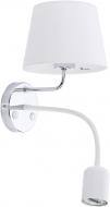 Бра TK Lighting Maja з LED-підсвіткою 1x60 Вт E27 білий/хром 2426