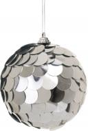 Шар пластиковый пайетки сияние d 100 мм в ассортименте 35-10cm