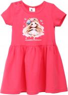 Платье HW трикотажное Девочка в венке р.128-134 малиновый 0316