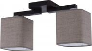 Люстра стельова TK Lighting Nadia 2x60 Вт E27 венге/льон 2659 Люстра стельова TK Lighting Nadia 2x60 Вт E27 венге/льон 2659