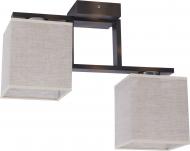 Люстра стельова TK Lighting Lea 2x60 Вт E27 сірий/дерево 408 Люстра стельова TK Lighting Lea 2x60 Вт E27 сірий/дерево 408