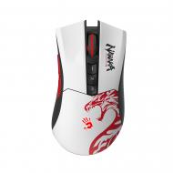 Мышка беспроводная BLOODY игровая white (R90 Plus (Naraka))