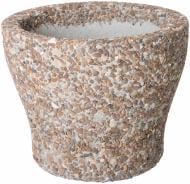 Вазон декорированный галькой Нарцисс 60х49 см