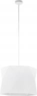 Люстра підвісна TK Lighting Bruno 1x60 Вт E27 білий/дерево 1011 Люстра підвісна TK Lighting Bruno 1x60 Вт E27 білий/дерево 1011