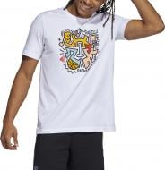 Футболка Adidas DON 3 NYC GT0224 р.XL белый