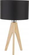 Настольная лампа декоративная TK Lighting Dove 1x60 Вт E27 черный/дерево 3065