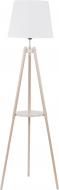Торшер TK Lighting Lozano 60 Вт E27 белый/дерево 1090