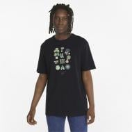 Футболка Puma Downtown Graphic Tee 53367301 р.2XL черный