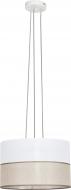 Люстра підвісна TK Lighting Laura 3x60 Вт E27 беж/дерево 982 Люстра підвісна TK Lighting Laura 3x60 Вт E27 беж/дерево 982