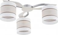 Люстра стельова TK Lighting Cattleya 3x60 Вт E27 бежево-білий 332 Люстра стельова TK Lighting Cattleya 3x60 Вт E27 бежево-білий 332