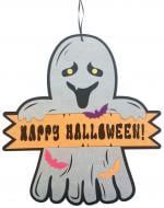 Декор Аплі Краплі из фетра 3 мм Призрак Heppy Helloween