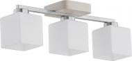 Люстра стельова TK Lighting Toni New 3x60 Вт E27 білий/дерево 281