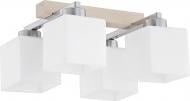 Люстра стельова TK Lighting Toni New 4x60 Вт E27 білий/дерево 282 Люстра стельова TK Lighting Toni New 4x60 Вт E27 білий/дерево 282
