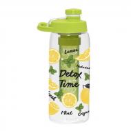 Бутылка для воды Lemon-Detox Twist 1 л с инфузером 161548-001 Herevin