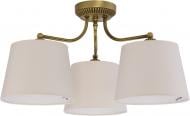 Люстра стельова TK Lighting Queen 3x60 Вт E27 патина бронза 2352